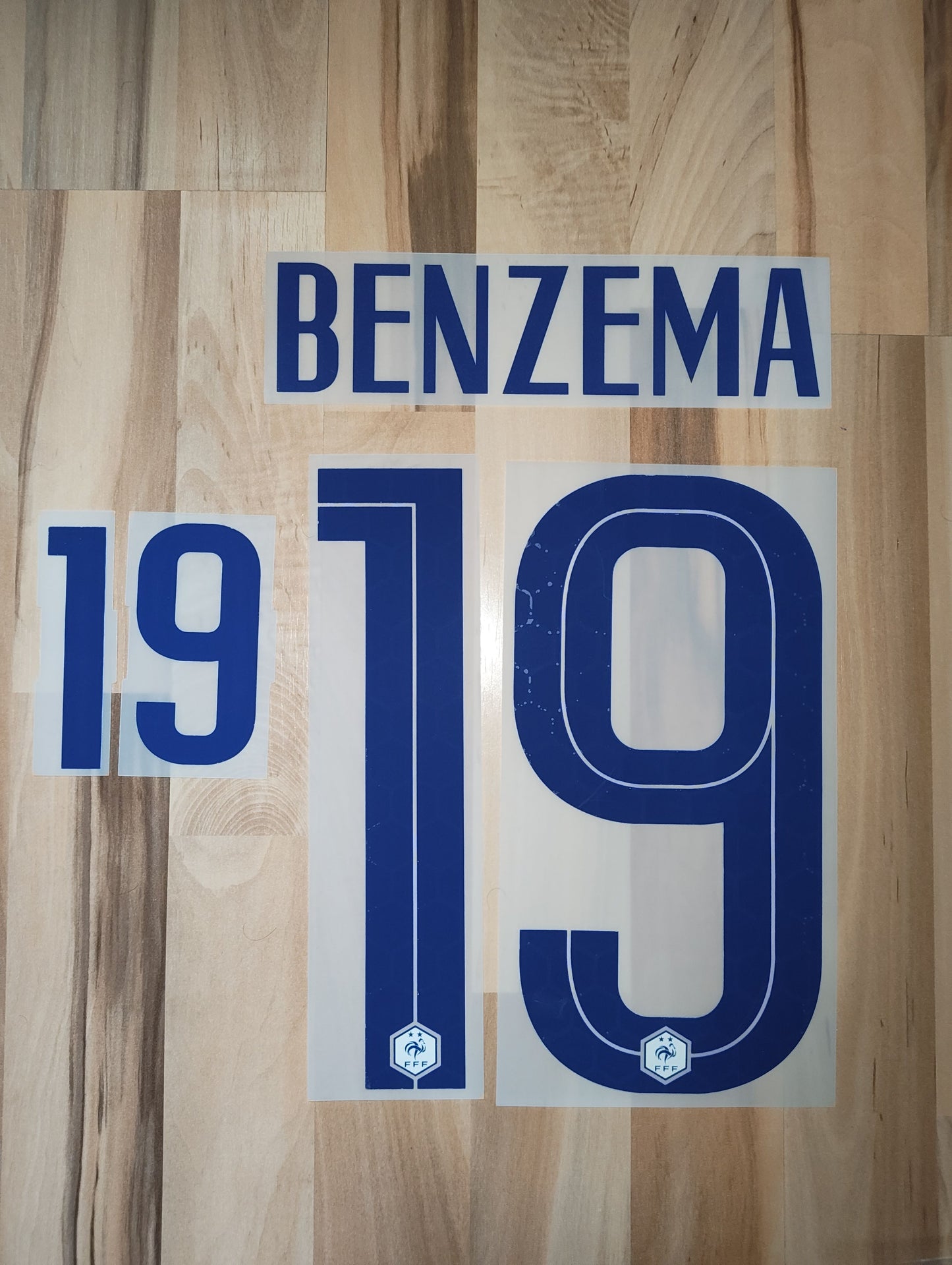 Flocage Officiel France extérieur 2020 Benzema