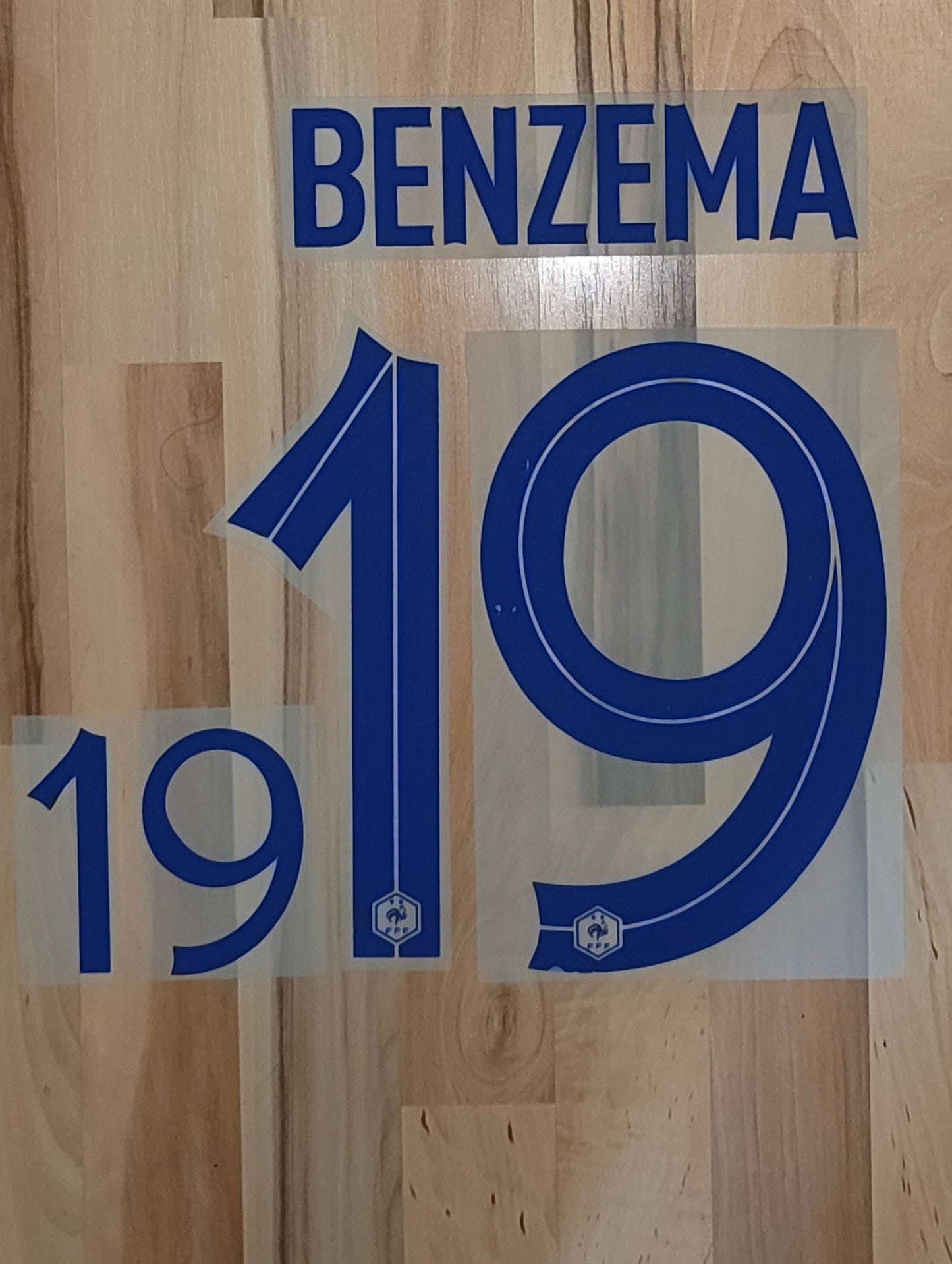 Flocage Officiel France extérieur 2022 Benzema