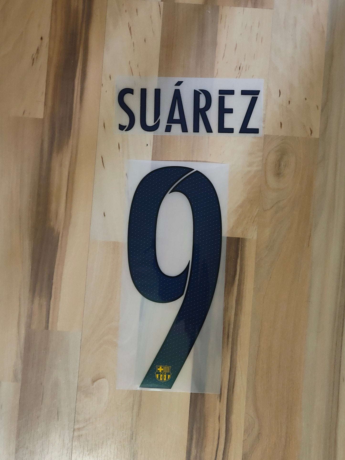 Flocage officiel extérieur Barcelone 2015-2016 Suarez