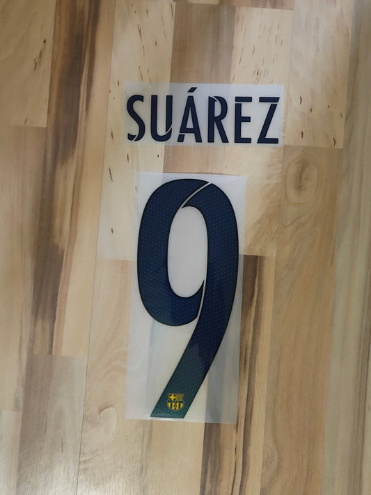 Flocage officiel extérieur Barcelone 2015-2016 Suarez